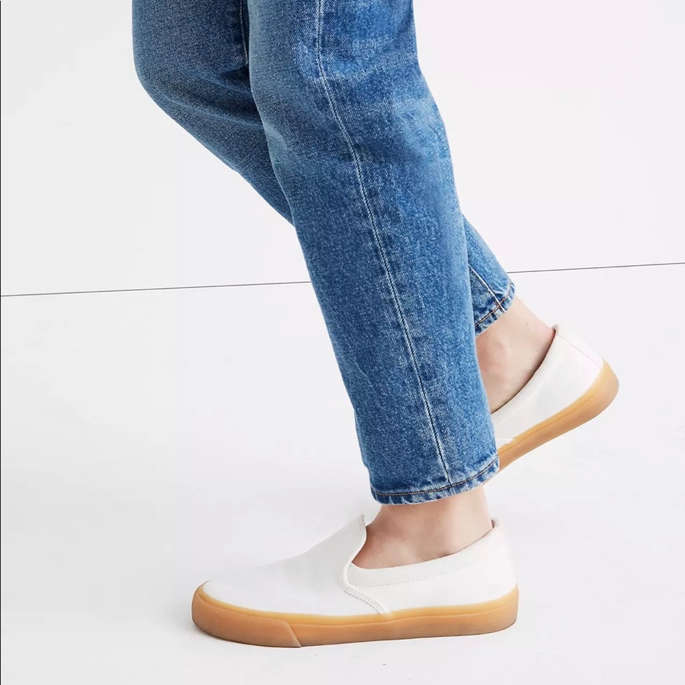 Sidewalk Slip-On Sneakers in Recycled Canvas NWT